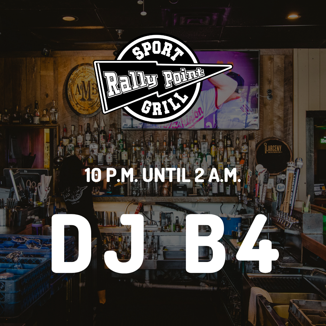 Come move and groove with DJ B4 at RallyPoint